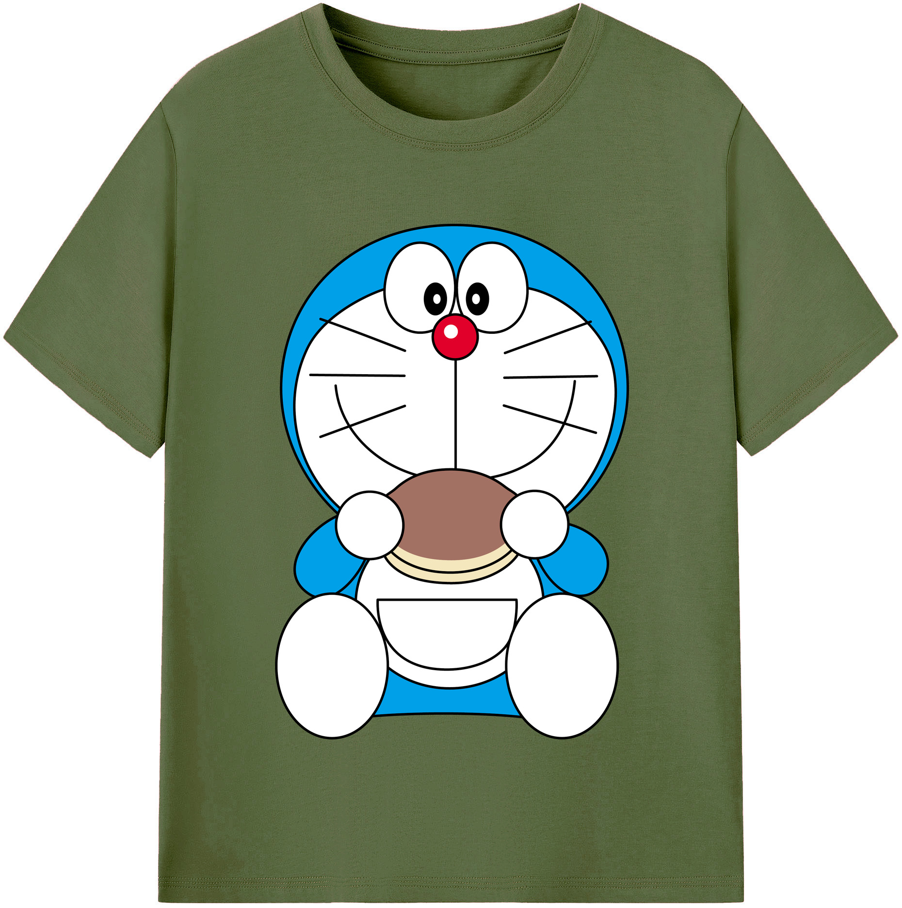 （画像用） ドラえもん Doraemon 綿100％半袖Tシャツ（フロントプリント）